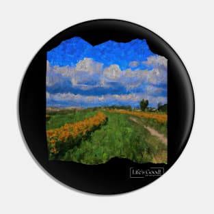 van gogh landscape Pin