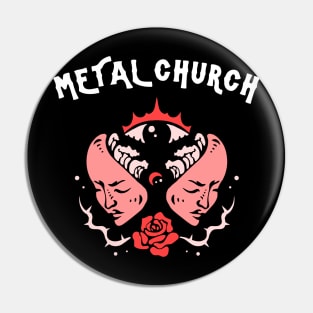 METAL CHURCH BAND Pin