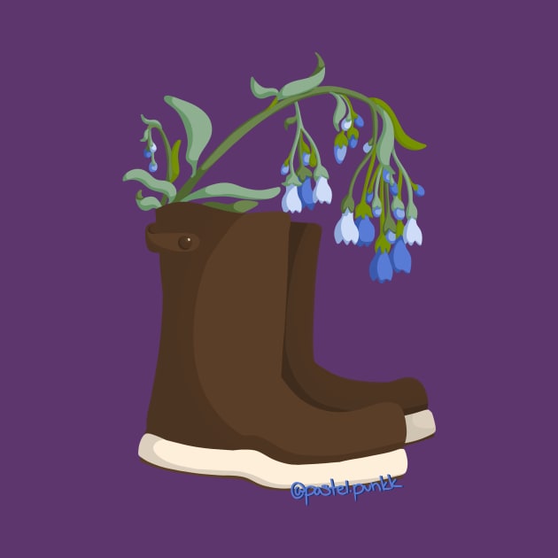 Bluebell Rain Boots by Pastel.Punkk