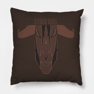 Cyber Bull 2 Pillow