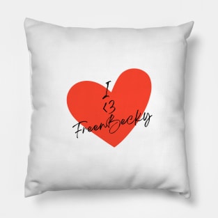 I Love FreenBecky GAP the Series Pillow