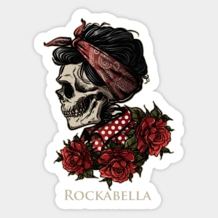 Skull and Bones Vinyl Sticker, Horror Punk Decal, Psychobilly Rockabilly  Sticker, Lowbrow Art, Laptop Decal, Halloween Stickers