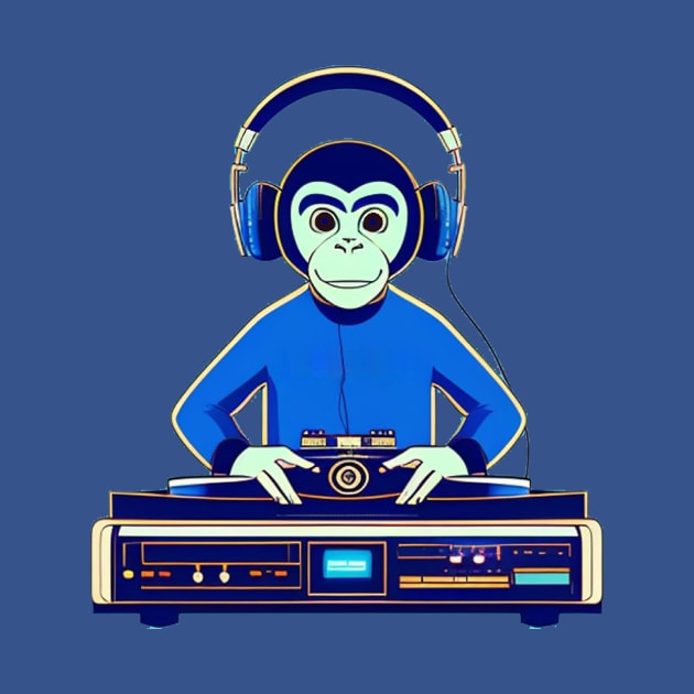 DJ Monkey Thinker by Yourex