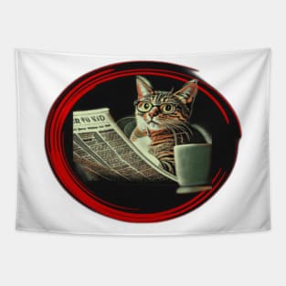 Professor cat Tapestry