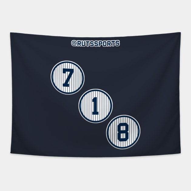 Rep Your Area Code (NY 718) Tapestry by RUTSSports