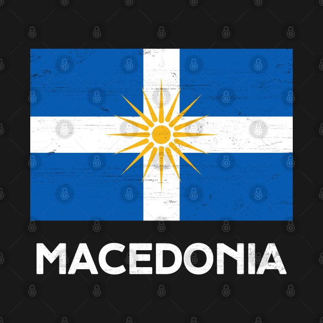 Macedonian Flag by NicGrayTees