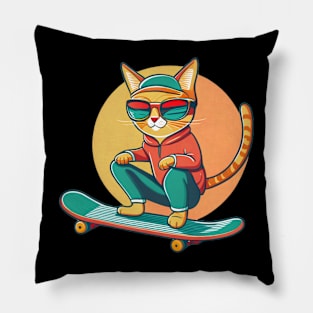 cool cat Pillow