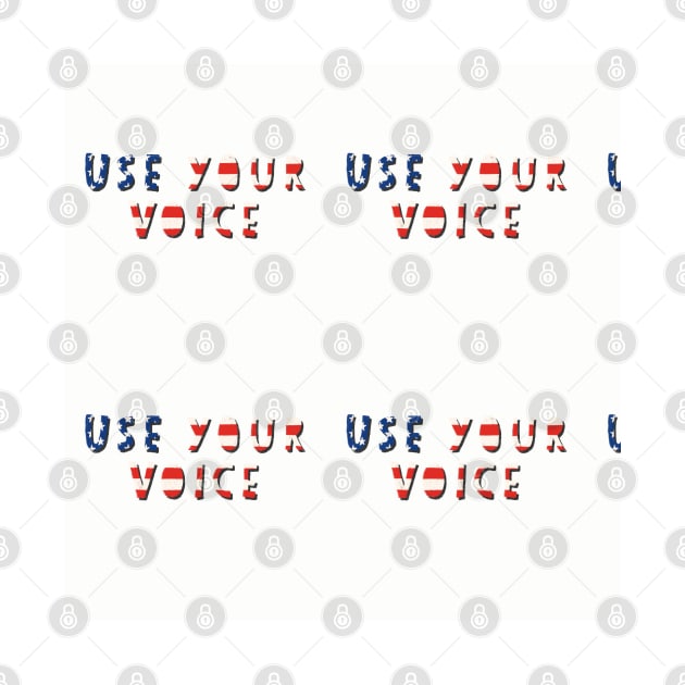 Use Your Voice USA by Sandra Hutter Designs