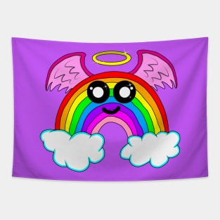 Happy little rainbow Tapestry