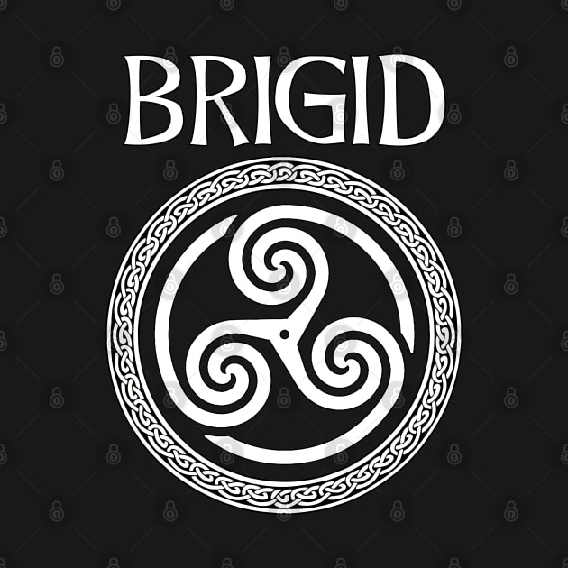 Brigid Celtic Goddess of Poetry, Fertility and Light by AgemaApparel