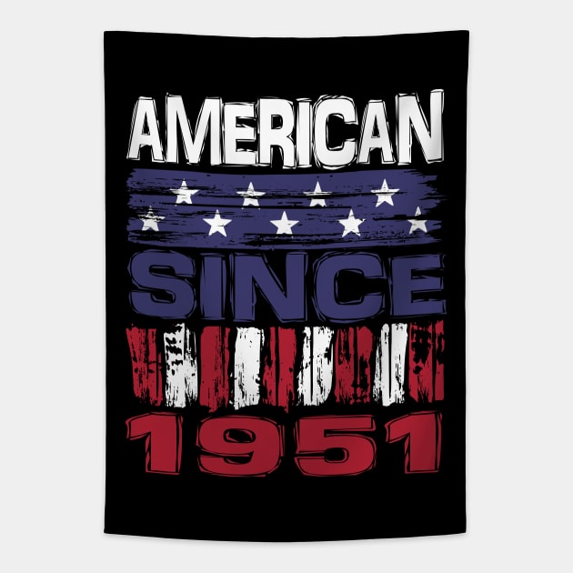 American Since 1951 Tapestry by Nerd_art