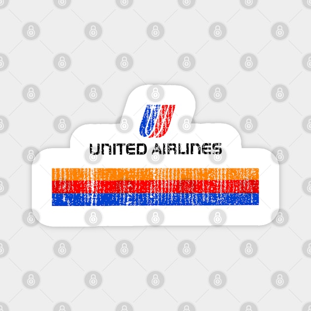 Repro Vintage United Airlines Magnet by thexsurgent