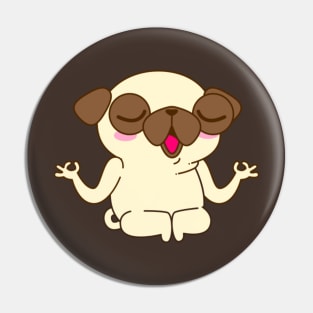 Zen Pug Pin