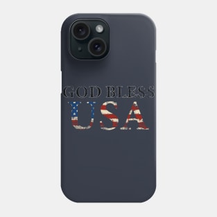 GOD BLESS USA Phone Case