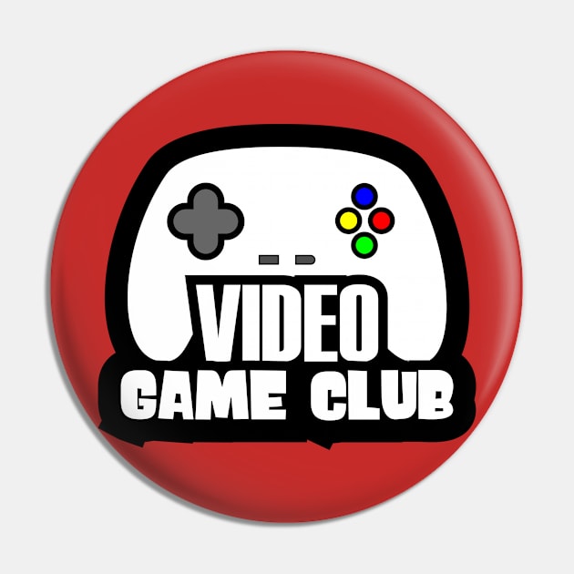 Video Game Club Pin by DreamCafe