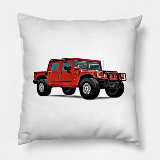 Hummer Cartoon Pillow