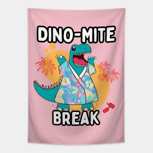 Dino-mite break Tapestry