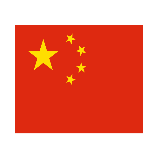 China flag by flag for all