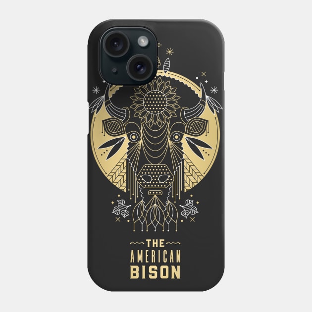 Bison Phone Case by CatCoq