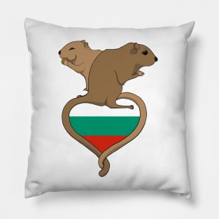 Gerbil Bulgaria (light) Pillow