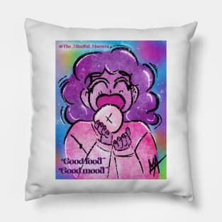 Good food good mood Pillow