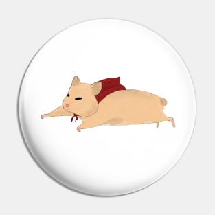 hamster is a superhero Pin