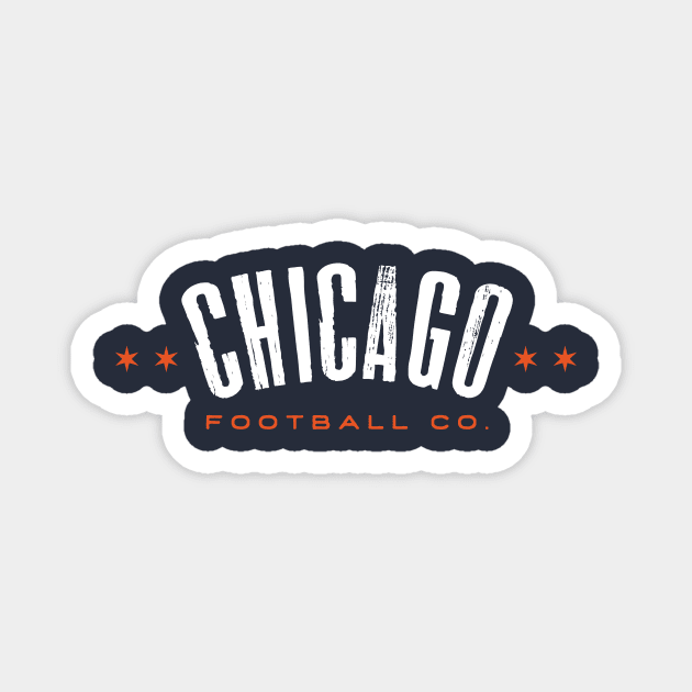 Chicago Football Co. Magnet by schwigg