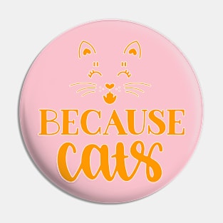 a cute cat Pin