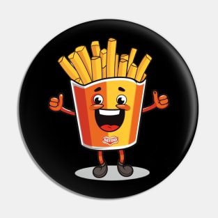 kawaii french fries T-Shirt cute ,potatofood Pin