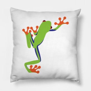 Green Tree Frog Pillow