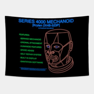 Kryten - Series 4000 mechanoid Tapestry