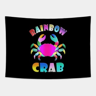 Rainbow Crab Tapestry