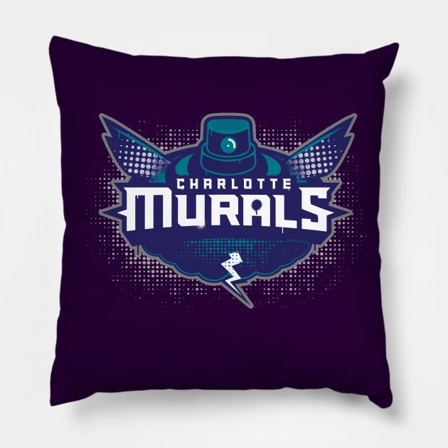 Charlotte Murals Pillow by Mikewirthart