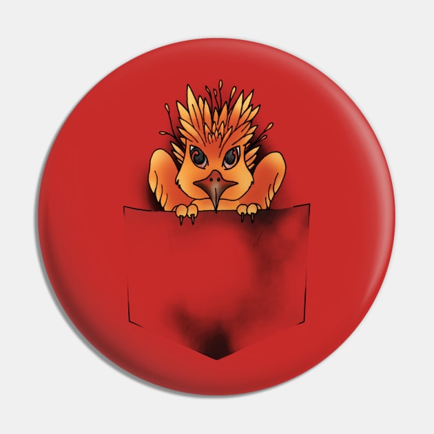 Pocket Phoenix Pin by Magdalen