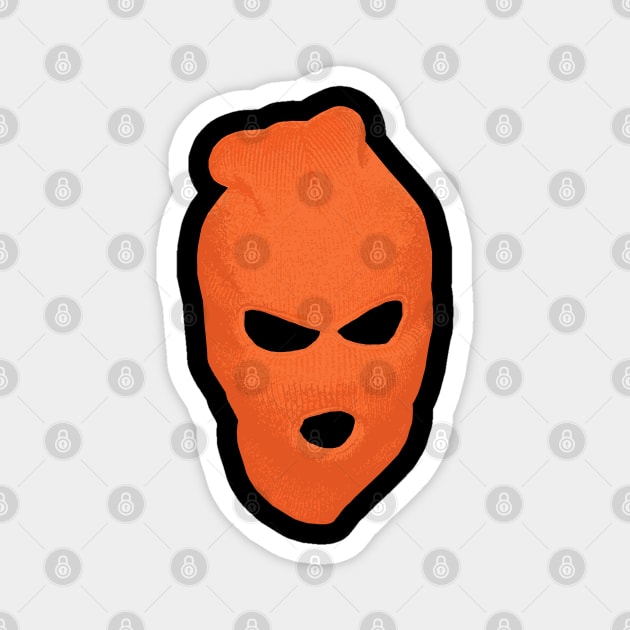 BLANK FACE ORANGE Magnet by CharlieCreator