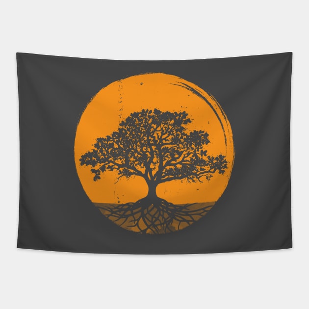 The Great Tree of Life Tapestry by RetroDivision