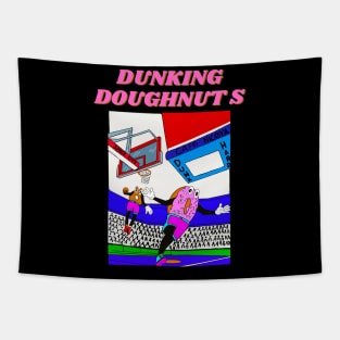 Dunking Doughnuts Tapestry