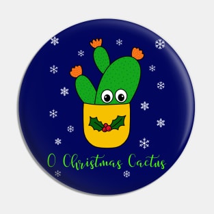 O Christmas Cactus - Opuntia Microdasys Cactus In Christmas Holly Pot Pin