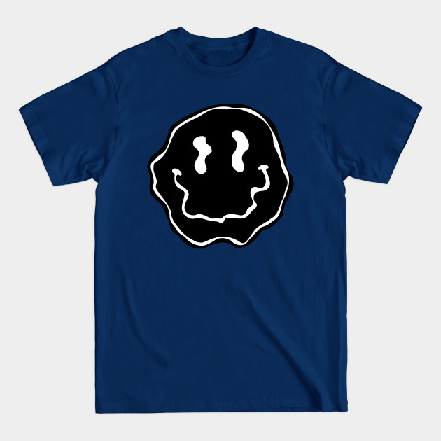 Disover Trippy Smiley face black - Smiley Face - T-Shirt