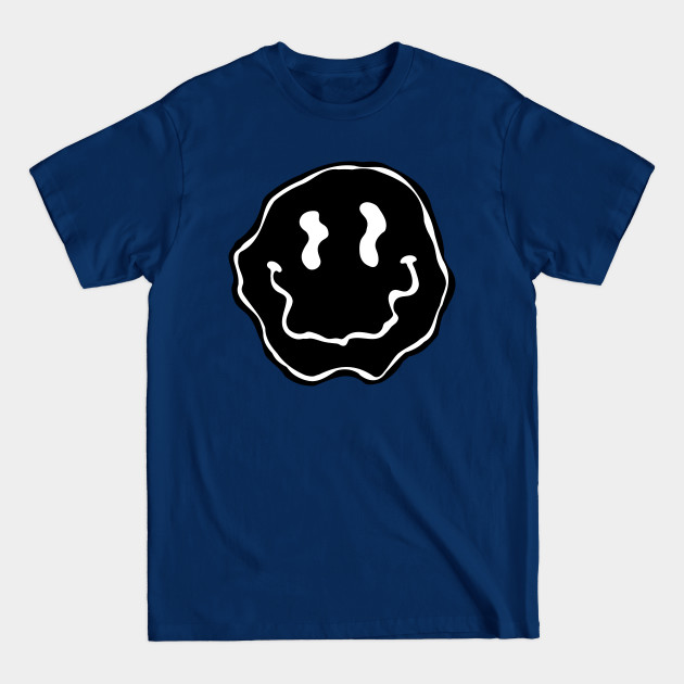 Discover Trippy Smiley face black - Smiley Face - T-Shirt