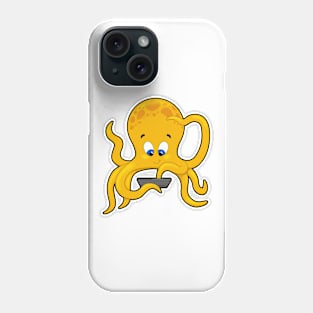 Octopus with Laptop Phone Case