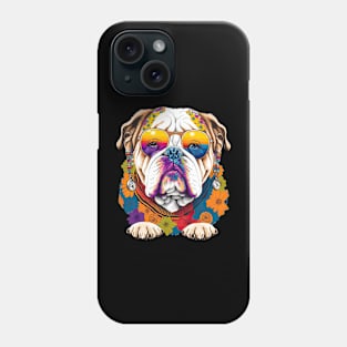 Hippie Bulldog Phone Case