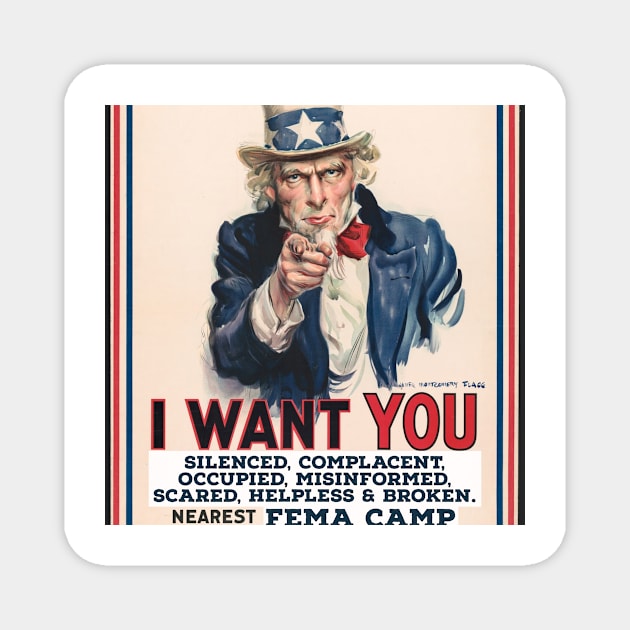 Uncle Sam.....#2 Magnet by Awake-Aware