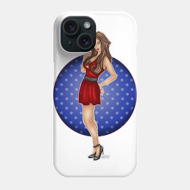 DRESS LADY Phone Case by AlessandroTuretta