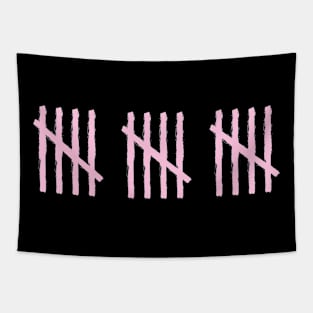 15th pink count Tapestry