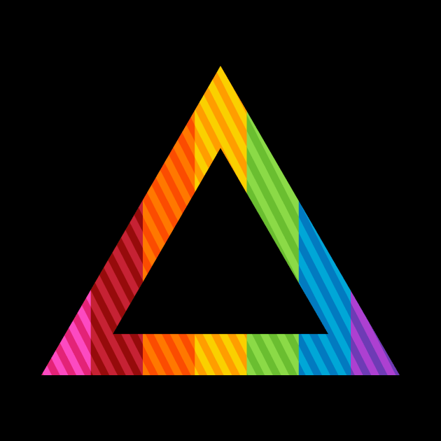 Rainbow 'Riangle by banditotees