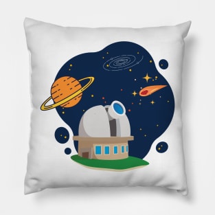 Arecibo Observatory - National Astronomy and Ionosphere Center logo Pillow