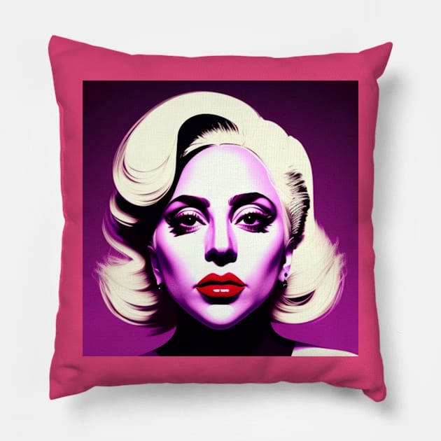 Pop Art Pop Star Pillow by Chrislon29