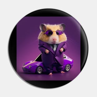 3d Hamsters Pin