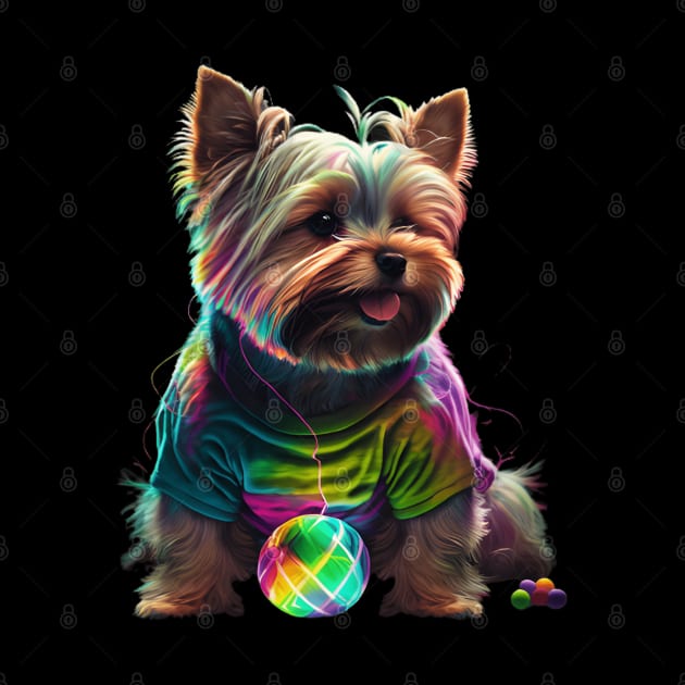 Neon Yorkie 2 by Sygluv